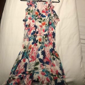 Parker Williame Floral Silk Sundress